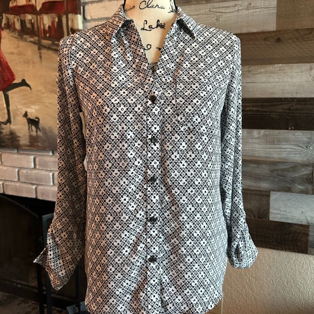 The Limited button  up blouse.  NWT